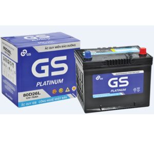 Ắc quy GS 80D26L 70AH
		
		
			 So sánh