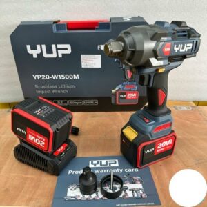 Máy Siết Bulong YUP 1500n.m ( YP20 W1500M ) Đầu 3/4" Bộ 2 Pin 8.0ah