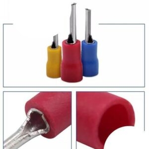Đầu cốt kim đặc bọc nhựa PTV1.25/2/5.5-10/12/13/18, Đầu Cos kim đặc bọc nhựa PTV1.25/2/5.5-10/12/13/18, Đầu cốt pin kim tròn đặc PTV1.25/2/5.5-10/12/13/18
