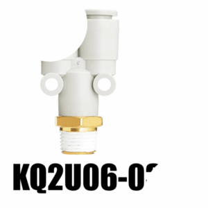 Đầu nối khí KQ2U06-03AS, Đầu nối khí KQ2U08-03AS, đầu nối chữ Y có ren KQ2U