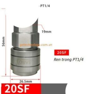 Đầu nối nhanh 20SF 30SF 40SF - Quick coupling SABO