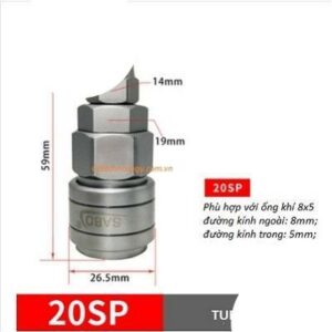 Đầu nối nhanh 20SP 30SP 40SP - Quick coupling SABO