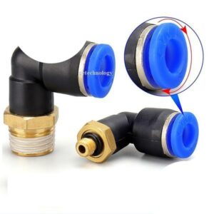 Đầu nối nhanh góc PL, Đầu nốí khí góc PL,Đầu nối góc PL, cút góc PL, đầu nối chữ L