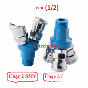 Khớp nối nhanh SMV và SMY, bộ chia khí SMV và SMY, chạc chia khí SMV và SMY ren ngoài 1/2