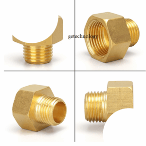 Lơ đồng, Lơ thu đồng ren trong ren ngoài hệ G - Bằng đồng (Brass Adaptor female to male) cà rá ngược, khớp nối ren đồng, đầu nối ren đồng