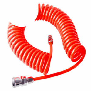 Ống dây khí xoắn phi 14 và ống dây khí xoắn phi 16mm dài 3m, 6m, 9m, 12m, 15m ống dây khí xoắn kèm sẵn đầu nối đực cái