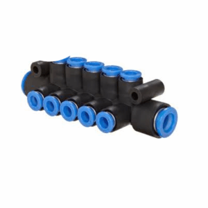 Thiết bị khí nén SMC - Đầu nối khí nhiều cổng chia dòng KM - KM11-KM16