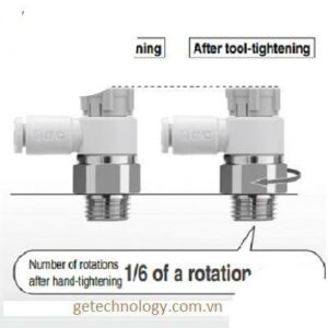 Thiết bị khí nén SMC van tiết lưu dạng push-lock dòng AS