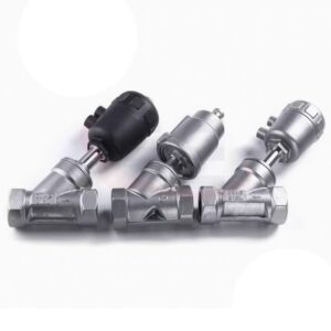 Van xiên Y khí nén, Van Y Xiên khí nén dòng bắt ren - angle seat valve DN15 - DN100