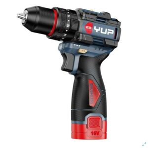 Máy Khoan Pin YUP 10mm YP16 DR10A ( Bộ 2 Pin 2.0ah )